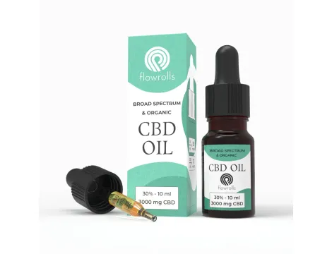 Flowrolls Olejek konopny Broad Spectrum CBD 30%